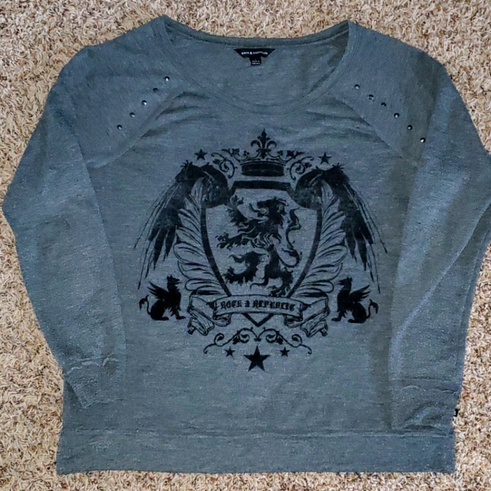 Gray R&R Sweater